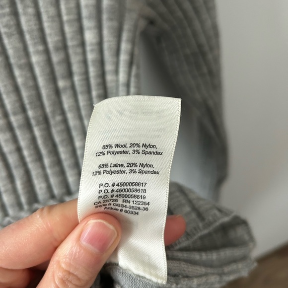 Wilfred Cropped Wool Sweater in stretchy yarn - Small - Picture 3 of 3